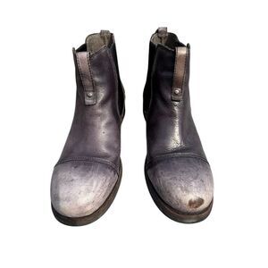 UGG Australia Unisex Chelsea Ankle Boots Black Size 12 Casual Destressed‎